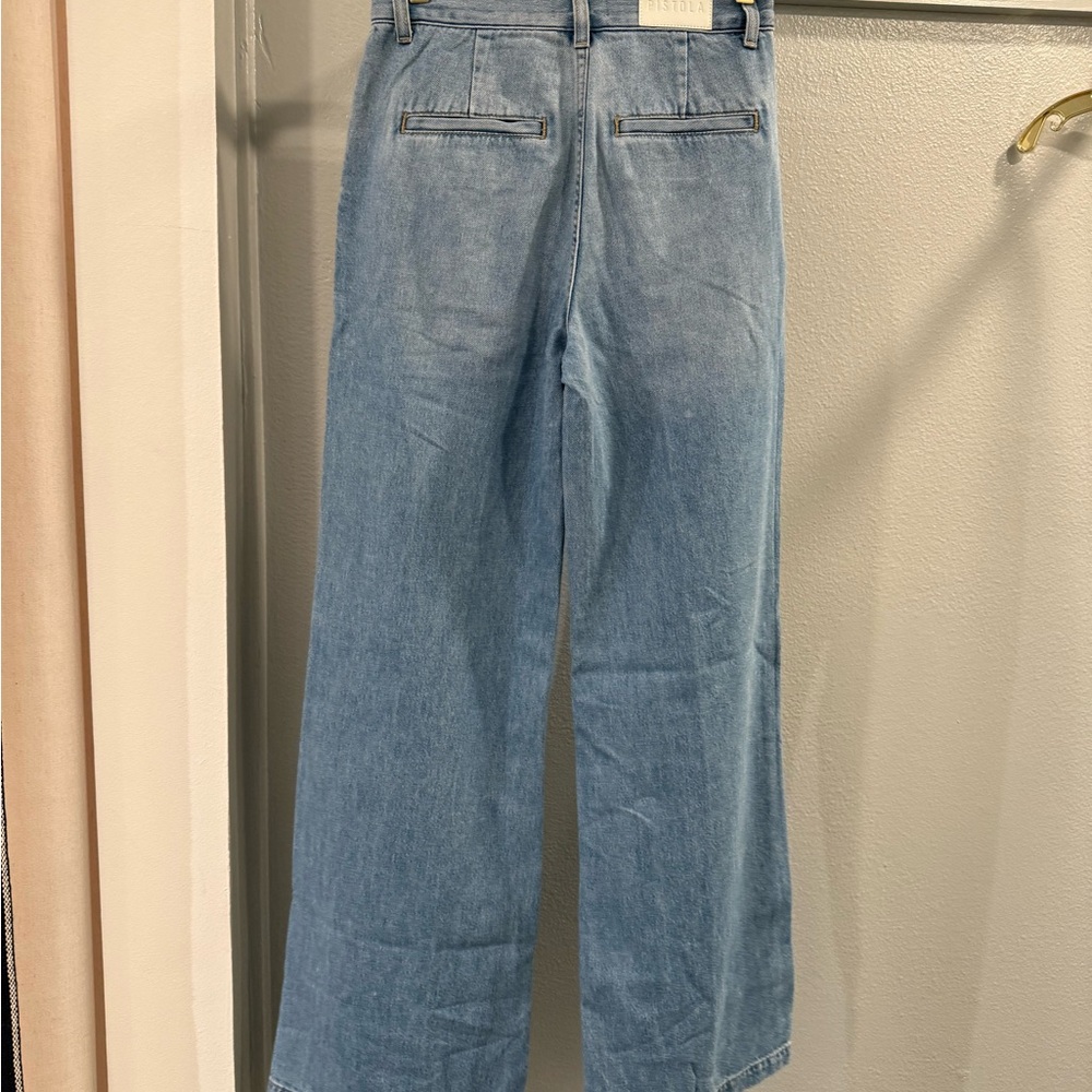 Pistola Light Blue Flare & Wide Leg Jeans - Picture 3 of 7